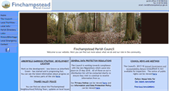 Desktop Screenshot of finchampstead-pc.gov.uk